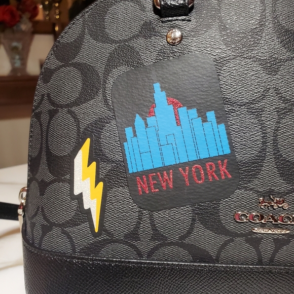 Coach Space  Patched Bag - Picture 8 of 13